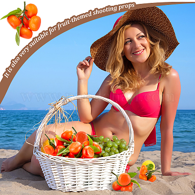 6шт 3 стиля пенопластовая искусственная модель фрукта DJEW-GA0001-52-1