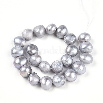 Нити из натурального культивированного пресноводного жемчуга PEAR-N014-08J-1