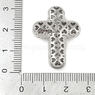 Латунные микропаве из прозрачного кубического циркония KK-S392-01P-1