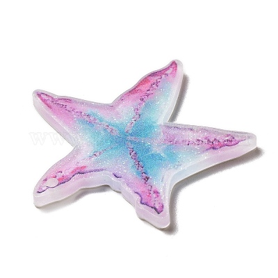 Непрозрачные акриловые подвески с принтом на океанскую тематику SACR-L004-03C-1