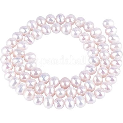 2 нить бусин из натурального культивированного пресноводного жемчуга PEAR-NB0001-23A-1