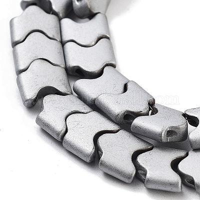 Синтетических немагнитных гематит бисер нитей G-P545-I02-01G-1