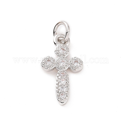 Латунные микро проложить кубического циркония подвески KK-C012-41P-1