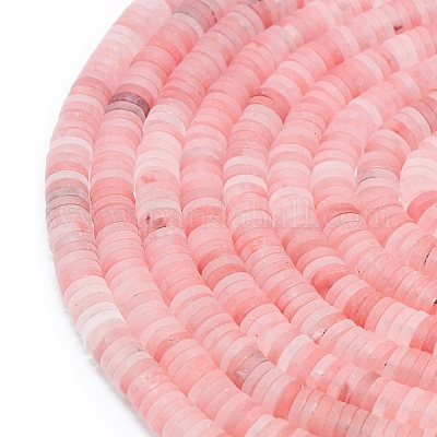 Вишневого кварца стеклянные бусы пряди G-P575-B27-6x1mm-1