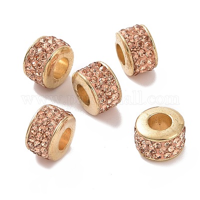 Сердечник платинового цвета ccb пластиковый европейский шарик FIND-H044-01D-G-1