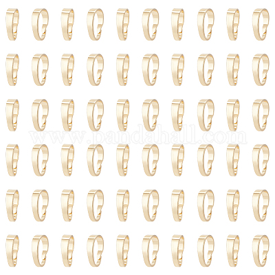 120 шт. латунные защелки на дужках KK-BC0013-68G-1