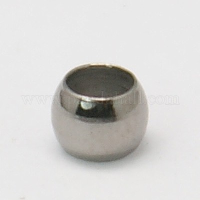 Зажимные бусины из латуни&nbsp;X-J0JMP032-1