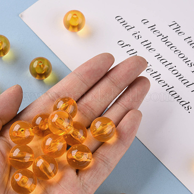 Прозрачные акриловые бусины&nbsp;MACR-S370-A16mm-724-1