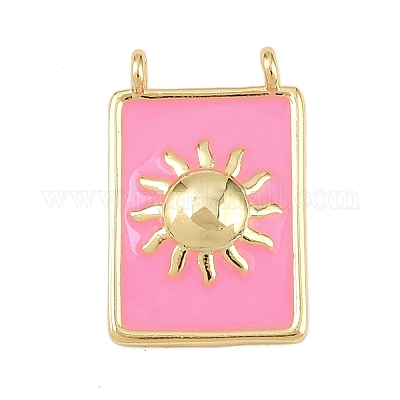 Латунь эмаль подвески KK-L251-01G-D02-1