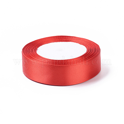 Wholesale Red Satin Ribbon for DIY Craft Hair Accessories 