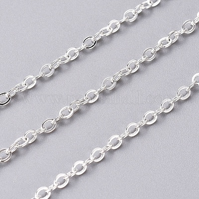 Латунные плоские овальные кабельные цепи X-CHC025Y-01-S-1