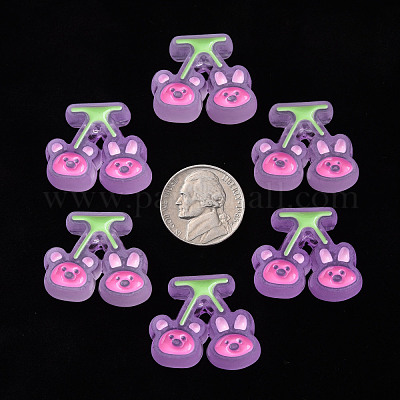 Прозрачные акриловые бусины MACR-S374-04B-03-1