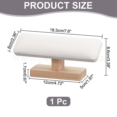 Витрины браслета искусственной кожи пу BDIS-WH0006-007-1