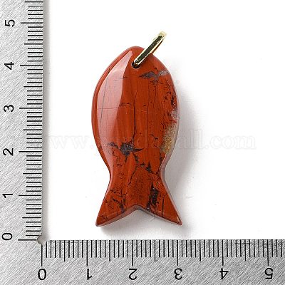 Природные красной яшмы подвески G-Z102-02G-07-1