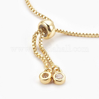 Регулируемые латунные браслеты Боло BJEW-JB03898-02-1