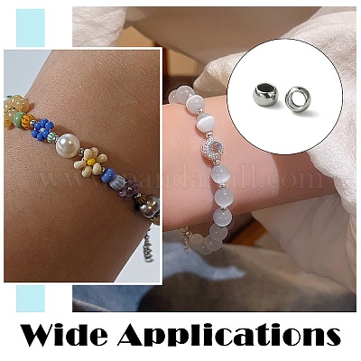 1256 шт. обжимные бусины из нержавеющей стали STAS-CJ0002-89-1