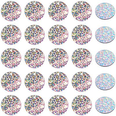 Подвески из ПВХ с пайетками/пайетками PVC-WH20005-01D-1