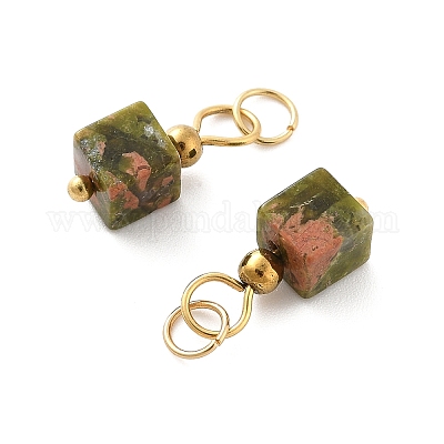 Природные подвески Unakite STAS-Z129-01G-04-1