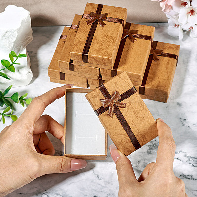 Картон комплект ювелирных изделий коробки CON-TAC0013-04B-1