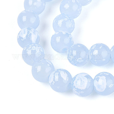 Выпечка краска бисер пряди DGLA-N015-8mm-06-1