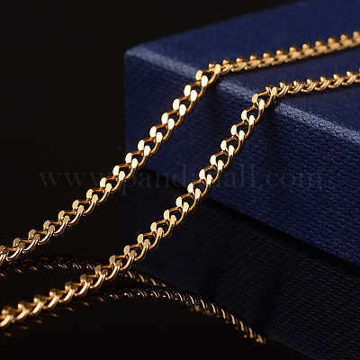 Ионное покрытие (ip) 304 нержавеющая сталь витые цепи CHS-H007-48G-1