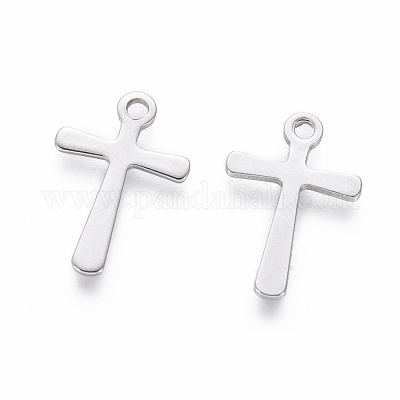 Подвески-крестики из нержавеющей стали 201 STAS-L233-081P-1