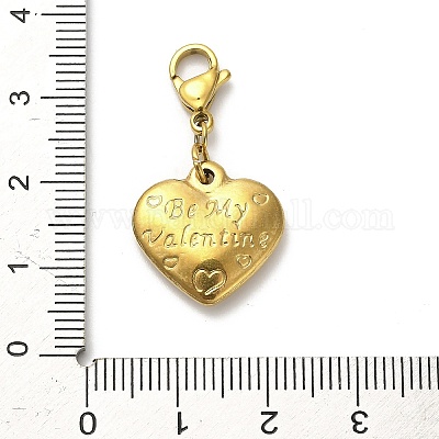 Подвесное украшение из нержавеющей стали 304 KEYC-B018-01G-02-1