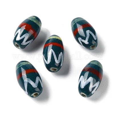 Фарфоровые бусины ручной работы PORC-G011-05D-1