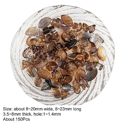 150 шт. прозрачные стеклянные бусины градиентного цвета GLAA-YW0004-91A-1