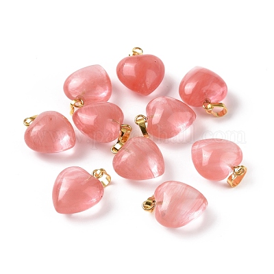 Вишневое из кварцевого стекла подвески G-I311-A40-G-1