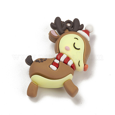 Большие подвески в рождественском стиле из ПВХ X-PVC-O001-02E-1