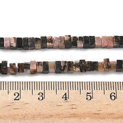 Природные родонит бисер нитей G-I394-A10-1