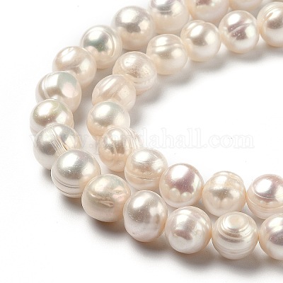 Нити из натурального культивированного пресноводного жемчуга PEAR-L033-22-1