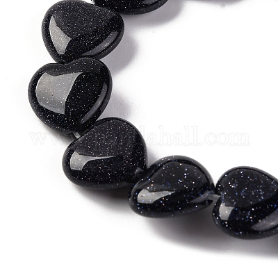 Синтетический синий авантюрин бисер нитей G-I372-A12-02-1