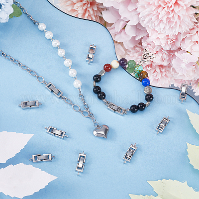 10 шт. застежки для часового браслета из латуни с покрытием из стойки KK-SC0004-11-1