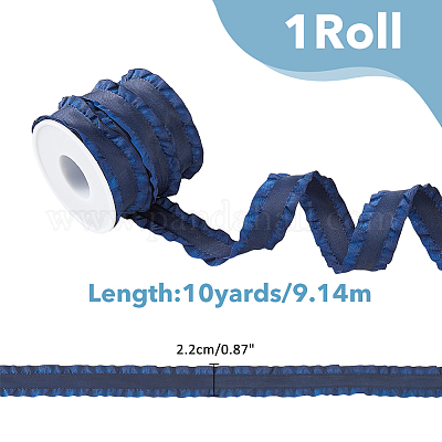 10 ярд полиэстеровой плиссированной ленты для украшения одежды DIY-FI0001-13C-1
