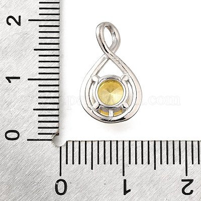 925 подвеска из стерлингового серебра с паве из кубических цирконий STER-V001-03P-11-1