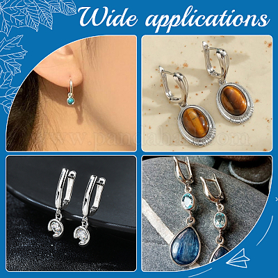 2 пара 925 сережек-колец из стерлингового серебра STER-BBC0007-14-1