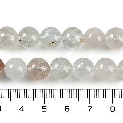 Бусы из натурального топаза G-H062-A03-03-1