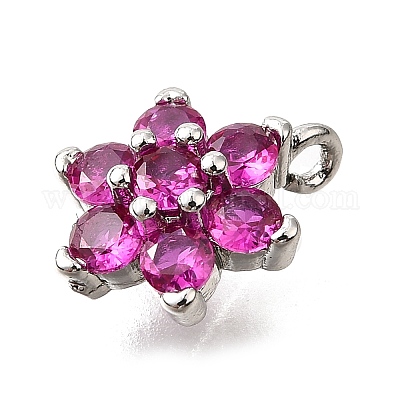 Латунные микро проложить кубического циркония подвески KK-D356-01A-P-1