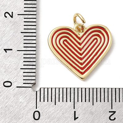 Латунь эмаль подвески KK-P338-41G-01-1