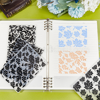 4 шт. 4-х видов пластиковых папок для тиснения DIY-CP0008-86-1