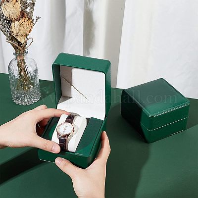 Коробки для часов из искусственной кожи CON-WH0086-031B-1