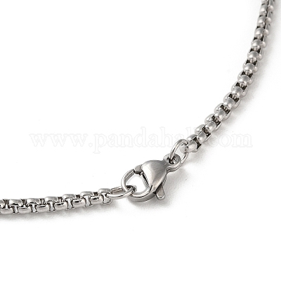 Сердце кулон ожерелье NJEW-A023-03P-1