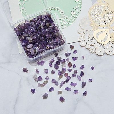 Природный аметист бисер чип G-CJ0001-23-1