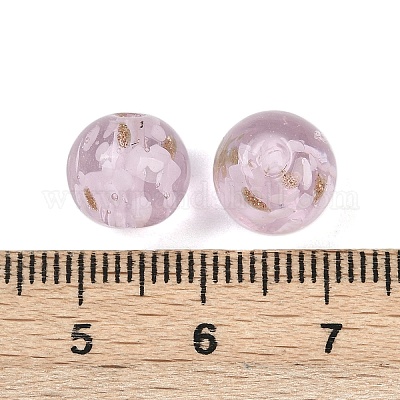 Бусины ручной работы бусины золотого песка LAMP-H069-03D-1