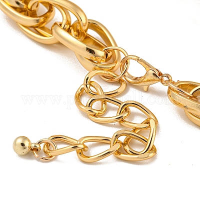 Колье с подвеской в виде сердца NJEW-K261-03G-1