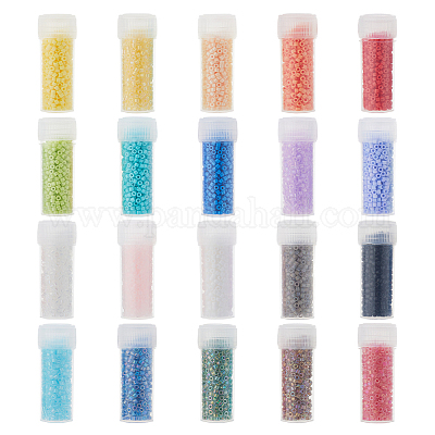 100 г 20 вида цилиндрических бусин SEED-DC0001-12-1