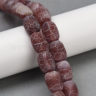 Естественные выветрившиеся агатовые бусины G-NH0047-B02-02-1