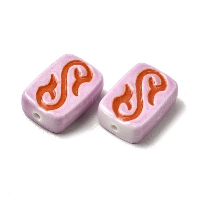 Фарфоровые бусины ручной работы PORC-K010-02D-1